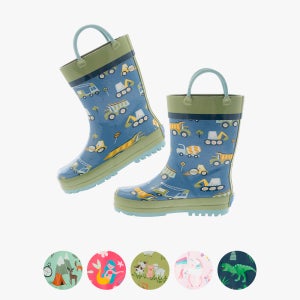 스테판조셉 프린티드 유아 레인부츠 어린이 장화