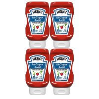 Heinz Ketchup No Sugar 하인즈 무설탕 토마토 케찹 369g 4팩