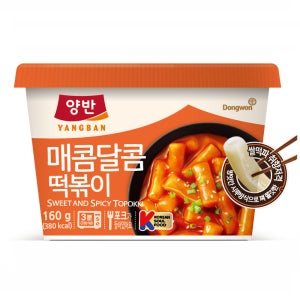 동원 떡볶이의신 컵 떡볶이 치즈, 160g, 1개