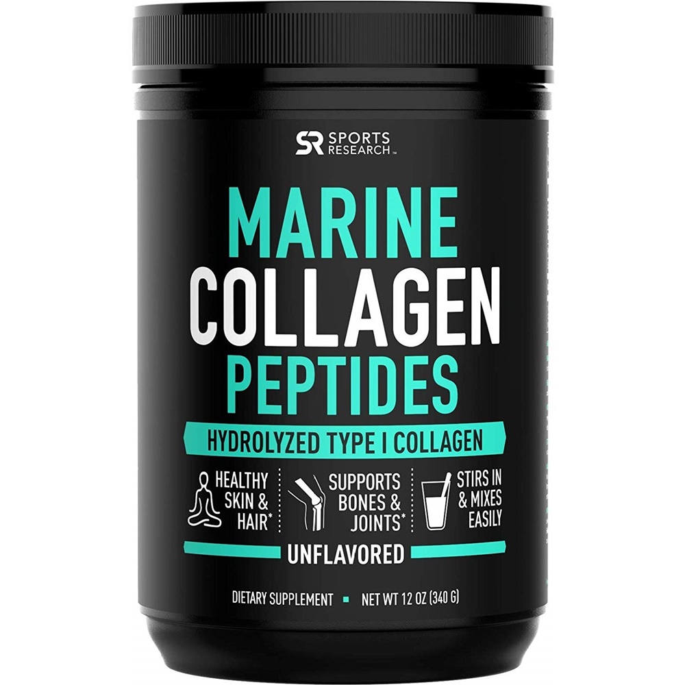 스포츠 리서치 <b>마린 콜라겐 펩타이드 340g</b>(12oz)