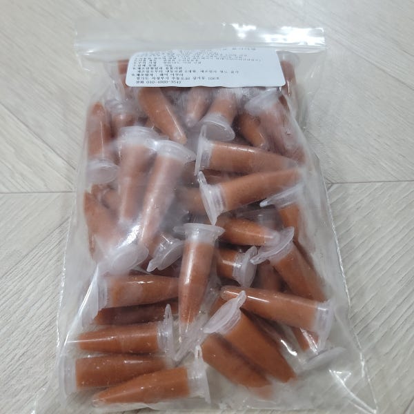 [고농축] 냉동 브라인쉬림프 캡슐60개 90g 냉브 브라인슈림프