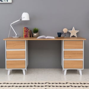 책상1600AA(88) 일자형책상 모듈형 세트 서랍형 수납 책상