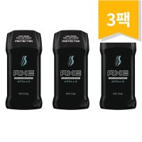 AXE Deodorant Stick Men Apollo 데오드란트 76g 3개