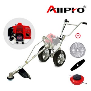올프로 2행정 주행식 예초기 버튼시동 AWT-8000(TB43) 엔진 제초기 잔디깍기 벌초