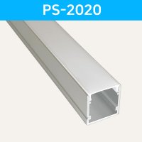 LED프로파일 사각 PS-2020 모듈 LED방열판/50cm 1M