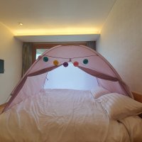 원터치 1인~4인 침대 실내 난방 텐트