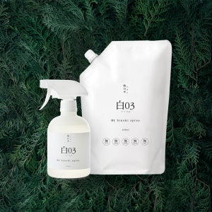 순백수 히노키 스프레이(편백탈취제) 500ml + 리필팩 2L