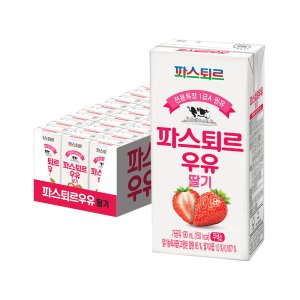 파스퇴르 딸기 멸균우유 190mlx24팩