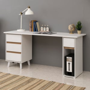 책상1600AC(88) 일자형책상 모듈형 세트 서랍형 수납 책상