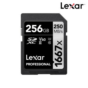 렉사 SD 1667x V60 256GB UHS-II 캐논 소니 니콘 후지 카메라