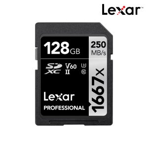 렉사 SD 1667x V60 128GB UHS-II 캐논 소니 니콘 후지 카메라