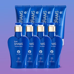 백옥생 로얄 샴스 여성청결제 320ml, 4개