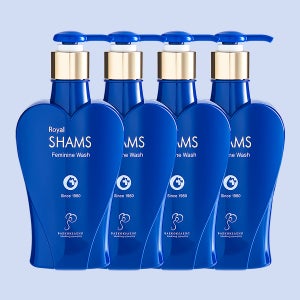 백옥생 로얄 샴스 여성청결제 220ml, 4개