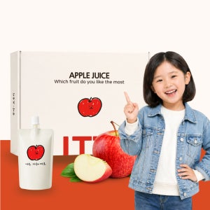 뚜띠프루티 NFC 사과즙 착즙 100% 안동사과 아기 주스 120ml x 30포, 1박스