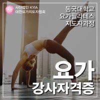 요가강사자격증 (요가댄스+플라잉요가+핫요가) 온라인 3개월 과정 사단법인 대한요가지도자협회