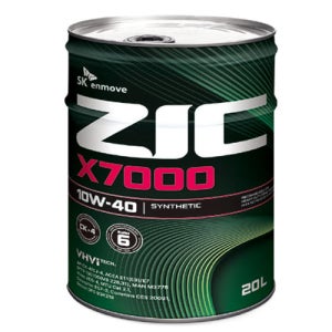 SK엔무브 지크 X7000 10W40 EURO6 (대형디젤, CK-4) 20L, 1개