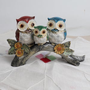 해바라기 파스텔 부엉이가족 1-2