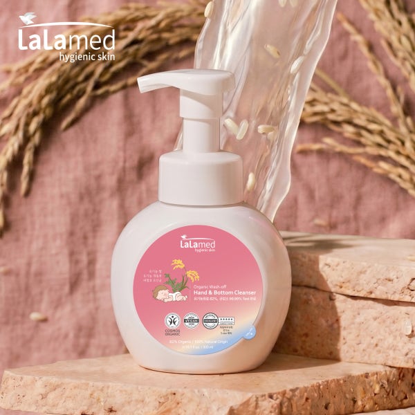 [유기농82%] NEW 라라메드 아기 엉덩이 클렌저 유기농 워시형 청결제 신생아 세정제 300ml