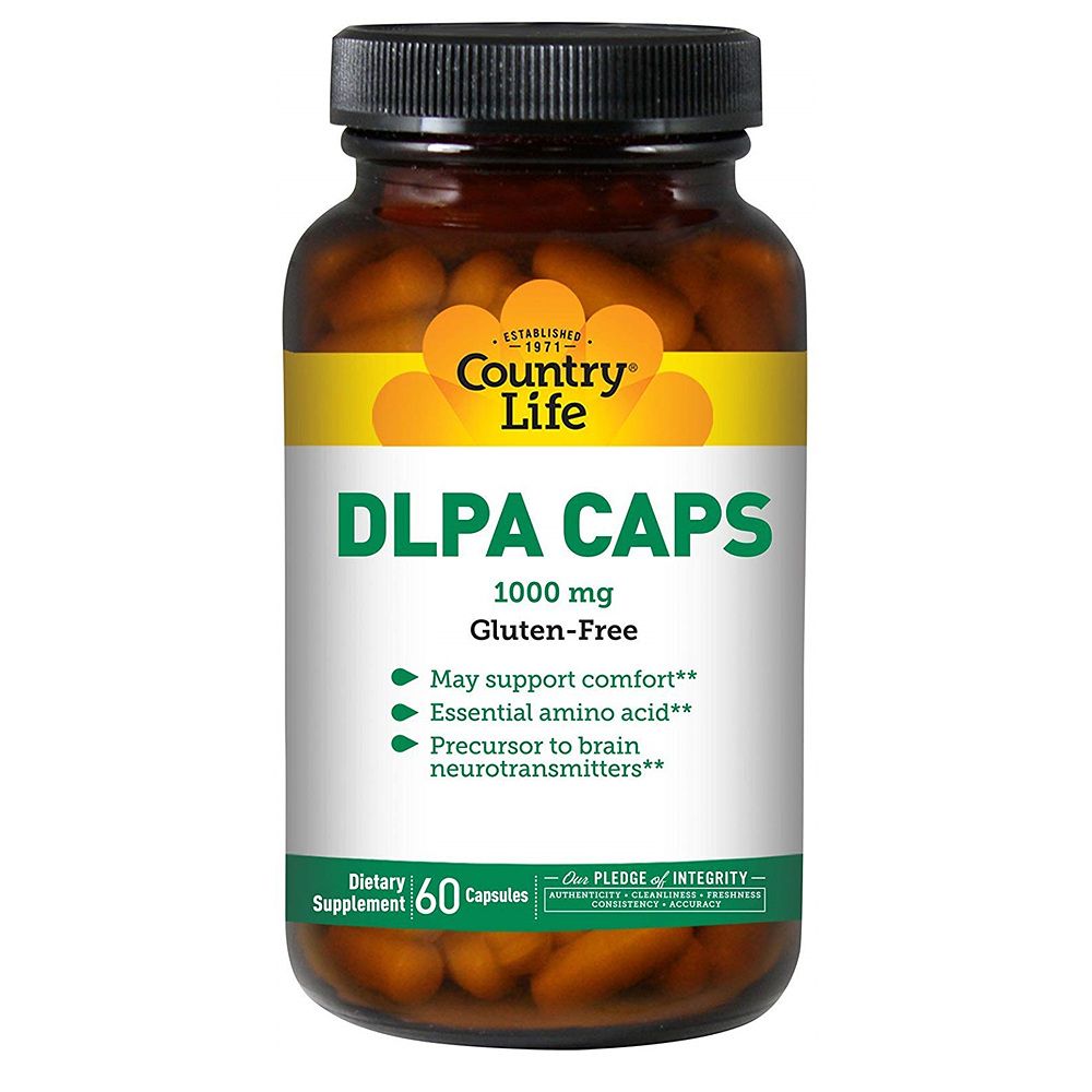 Country Life <b>DLPA</b> Caps <b>1000mg</b> with B6 60정