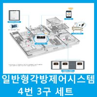 일반형 각방제어시스템 4번-3구 세트