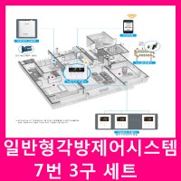 일반형 각방제어시스템 7번-3구 세트