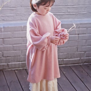 펌킨니트원피스 여아 아동 하객룩 공주 기모 등원룩 자매룩 박스핏