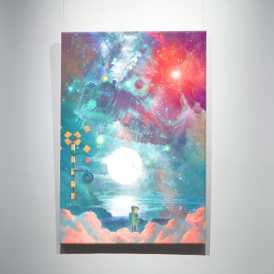 국내작가 일러스트 캔버스그림액자 파스텔 감성 가타리 ALTALE 21x29