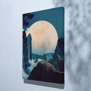 국내작가 그림 인테리어 감성적인 캔버스액자 가타리 만월 21x29