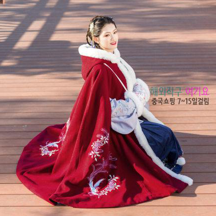 남자 여자 겨울 기모 망토 새벽 기도 스키장 축제 새해맞이 준비물 191104