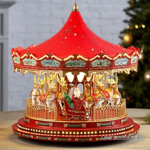 [빠른출고 재고보유]코스트코 오르골 크리스마스 회전목마 멜로디 장식 선물