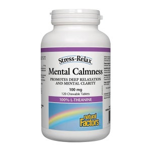 [NATURAL FACTORS] 멘탈캄니스 (Mental Calmness 100mg) 120츄어블