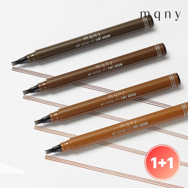 [1+1] MQNY 마이결핏 삼지창 눈썹 타투펜 0.8g 4종 /아이브로우 눈썹펜슬 브로우 틴트