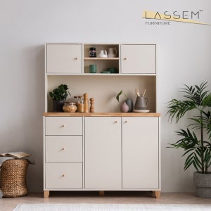 라샘 릴리 1200 선반 주방수납장 상부장 하부장 세트 MRSS1833