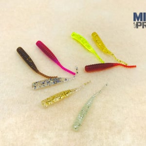 [민프로샵] (구슬웜) 1.5인치 (10ea) 볼락 아징 웜 소프트베이트