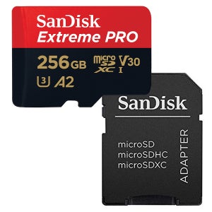 DJI 오즈모 포켓 4 메모리 칩 256GB Extreme PRO 마이크로 SD카드