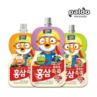 팔도 뽀로로 홍삼쏙쏙 100ml 아기주스 아기간식 유아음료 홍삼음료