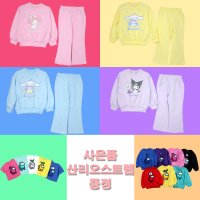 산리오옷 산리오상하복 세트 여아 유아 키즈 주니어 아이 쿠로미 시나모롤 마이멜로디 포차코