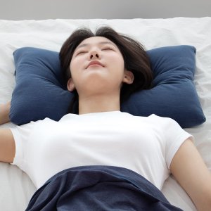 코튼샤워 피쉬 빨아쓰는 기능성 어린이 낮은 경추베개 L 경추목 일자목 호텔 거북목 옆으로자는 키즈 주니어 낮은 짱구