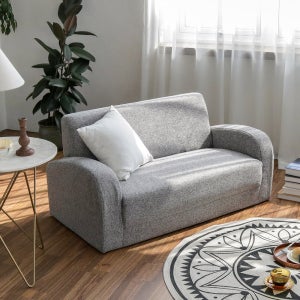 오즈 2인용 푹신한 거실 패브릭쇼파 편한 미니쇼파