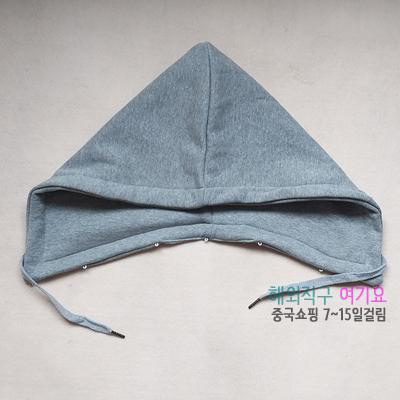 탈부착 페이크 후드 모자 191105 대표 이미지