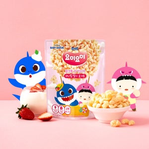 요미요미 핑크퐁 아기상어 미니팝 딸기요거트 25g 6봉