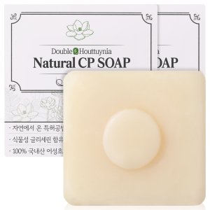 어성초비누 천연 식물성 세안 세수 CP 비누 올인원 클렌징바 100g, 2개