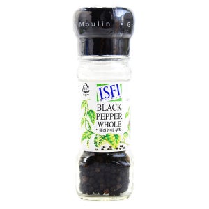 ISFI 블랙페퍼 흑후추 그라인더 통후추 35g, 1개