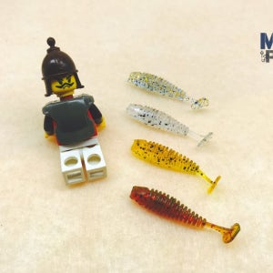 [민프로샵] (T-테일) 1.4인치 볼락 아징 웜 소프트베이트