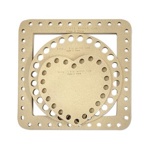 양말목공예 직조틀 3종+코바늘 사각틀 원형틀 바닥판 DIY 공예 티매트만들기