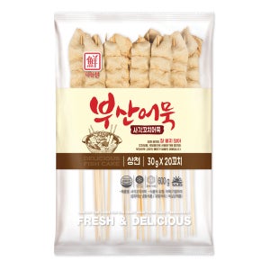 사조 대림선 사각 꼬치어묵 600g x 5봉 오뎅
