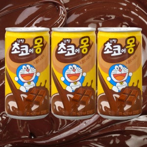 남양 초코에몽 175ml 90캔 미니캔 음료수 초코 드링크 우유 어린이 간식 캔음료