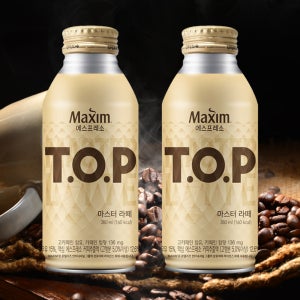 맥심 티오피 마스터라떼 380ml 48캔 top 편의점 캔커피 음료수 뚱캔