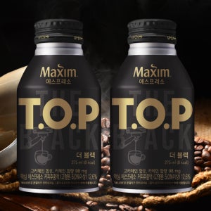 맥심 티오피 더블랙 275ml 48캔 TOP 편의점 음료수 캔커피 뚱캔 캔음료