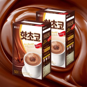 담터 핫초코 50T 8각 코코아 초코 스틱 일회용 핫쵸코 분말 가루 파우더